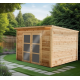 Abrigo Log Poolhouse 28mm Bahia Habrita 10m2