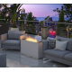 Infire Incube bioethanol fireplace with 2 panes 3 kW Black