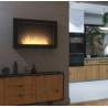 Infire Murall 800 Bio-ethanol Haard met Glas 2 kW Zwart