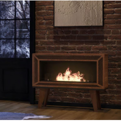 Infire Inecco Bioethanol Fireplace with Bracket 2 kW Black