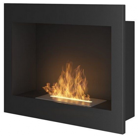 Cheminée au bioéthanol SIMPLEfire Frame 600 noir avec 1 vitre