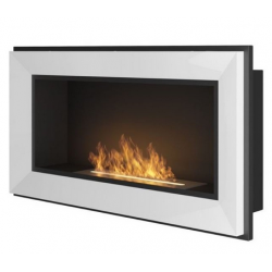 SIMPLEfire Frame 900 Bioethanol Kamin weiß mit 1 Fenster