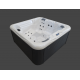 Veryspas Veryspas 5-Sitzer Plug & Play Spa Roma 31 düsen L200xT200xH93