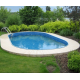 Azuro Ibiza Oval Pool 350x700 H135 mit Sandfilter