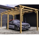 Garagem de madeira para carros 6x3m Badajoz 18m2 Maderland