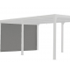 Toldo lateral cortina Pérgola Bioclimática Habrita 3.6m