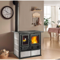 Stufa a legna La Nordica Rosa Sinistra Reverse 9kW pietra naturale