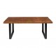 Annette Premium Mesa de Comedor de Madera 1.6x0.96m Color Nogal