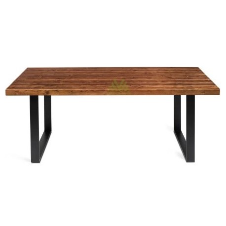 Annette Premium Tavolo da pranzo in legno 1,9x0,96m colore noce