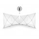 Trotec VarioScreen Zipper Schermo protettivo a 4 pannelli 180x180 bianco