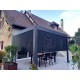Pergola Bioclimatica 2 Tende Laterali 10,80 m2 antracite alluminio Habrita