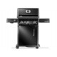 Churrasqueira a gás preta Napoleon Rogue® PRO 425 BB SIZZLE ZONE™ e 4 queimadores, incluindo um lado