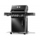 Churrasqueira a gás preta Napoleon Rogue® PRO 425 BB SIZZLE ZONE™ e 4 queimadores, incluindo um lado
