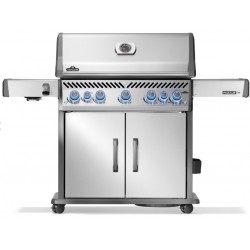 Churrasqueira a gás Napoleon Rogue® PRO-S 625 RSIB em aço inoxidável SIZZLE ZONE™ 7 com queimador lateral e traseiro