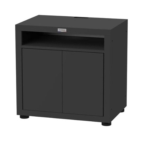 Le Marquier keukenkast met twee deuren 80x55 cm zwart staal